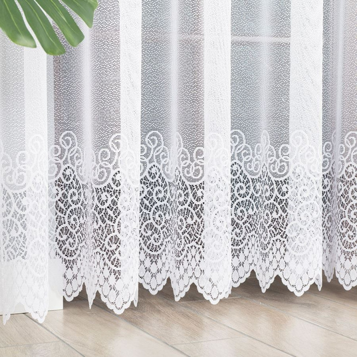 Firanka gotowa żakardowa VIOLETTA 200x250 cm biały