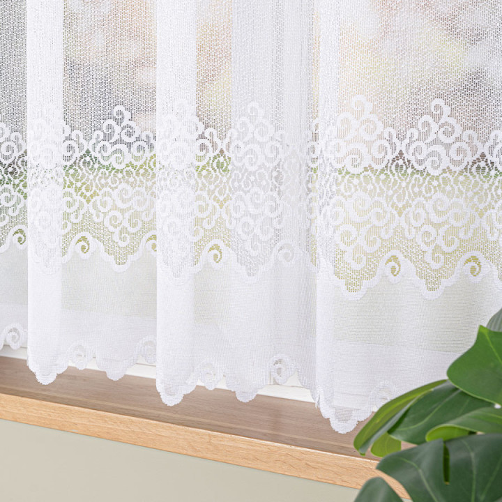Firanka gotowa żakardowa MODESTA 300x160 cm biały