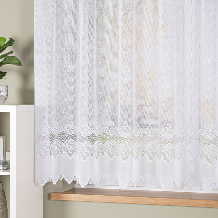 Firanka gotowa żakardowa MODESTA 300x160 cm biały