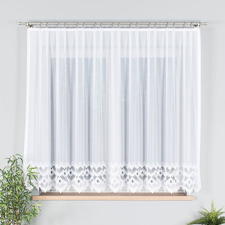 Firanka gotowa żakardowa FELICJA 300x160 cm biały