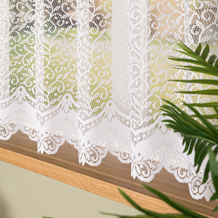Firanka gotowa żakardowa BOGUMIŁA 400x160 cm biały