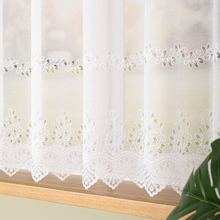 Firanka gotowa żakardowa 018534 300x160 cm biały