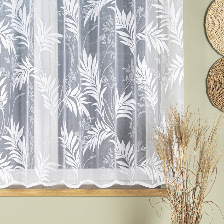 Firanka gotowa żakardowa KAJA 300x160 cm biały