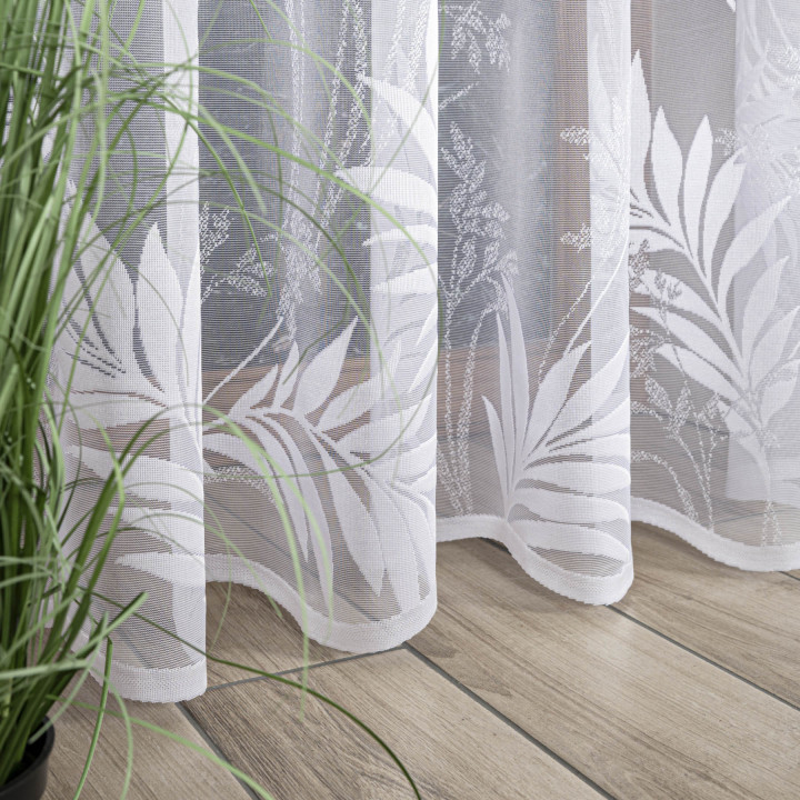 Firanka gotowa żakardowa KAJA 300x250 cm biały