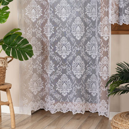 Firanka gotowa żakardowa APOLONIA 140x250 cm biały