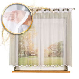 Firanka gotowa żakardowa ELZA 250x160 cm biały
