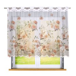 Firanka gotowa żakardowa MANILA 240x140 cm biały