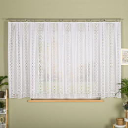 Firanka gotowa żakardowa HELENA 480x160 cm biały
