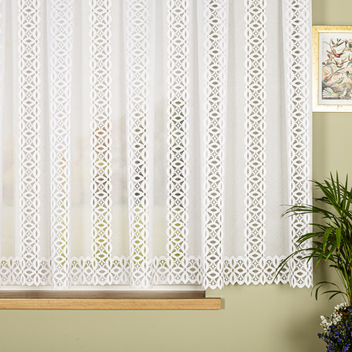 Firanka gotowa żakardowa HELENA 480x160 cm biały