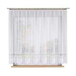 Firanka gotowa żakardowa MODESTA 400x160 cm biały