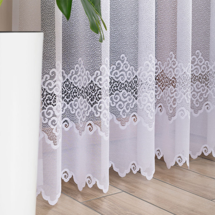 Firanka gotowa żakardowa MODESTA 200x250 cm biały