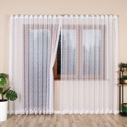 Firanka gotowa żakardowa BOGUMIŁA 300x250 cm biały