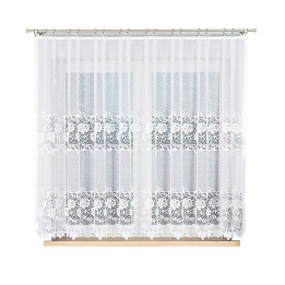 Firanka gotowa żakardowa DEMETRIA 300x160 cm biały