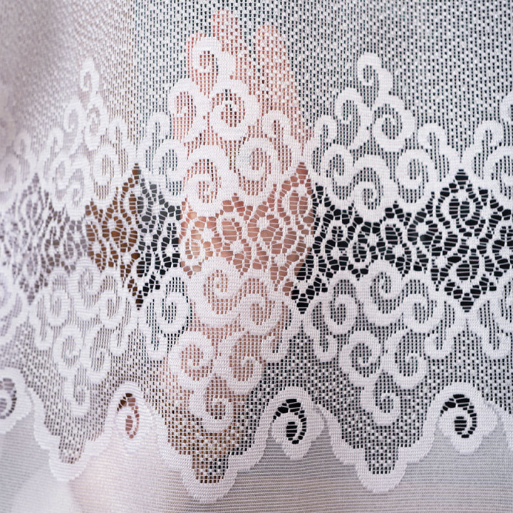 Firanka gotowa żakardowa MODESTA 300x250 cm biały